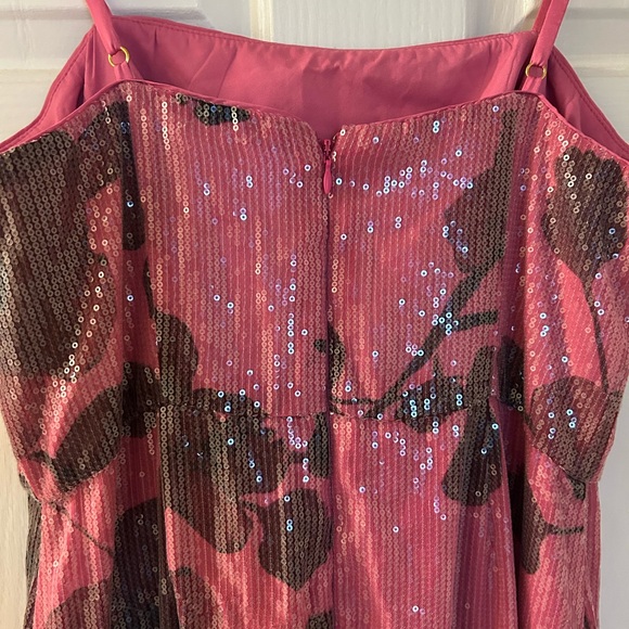 Anthropologie Sequin Floral Maxi Dress - Picture 6 of 7